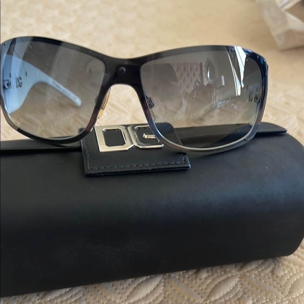 Dolce & Gabbana Black and Silver Sunglasses